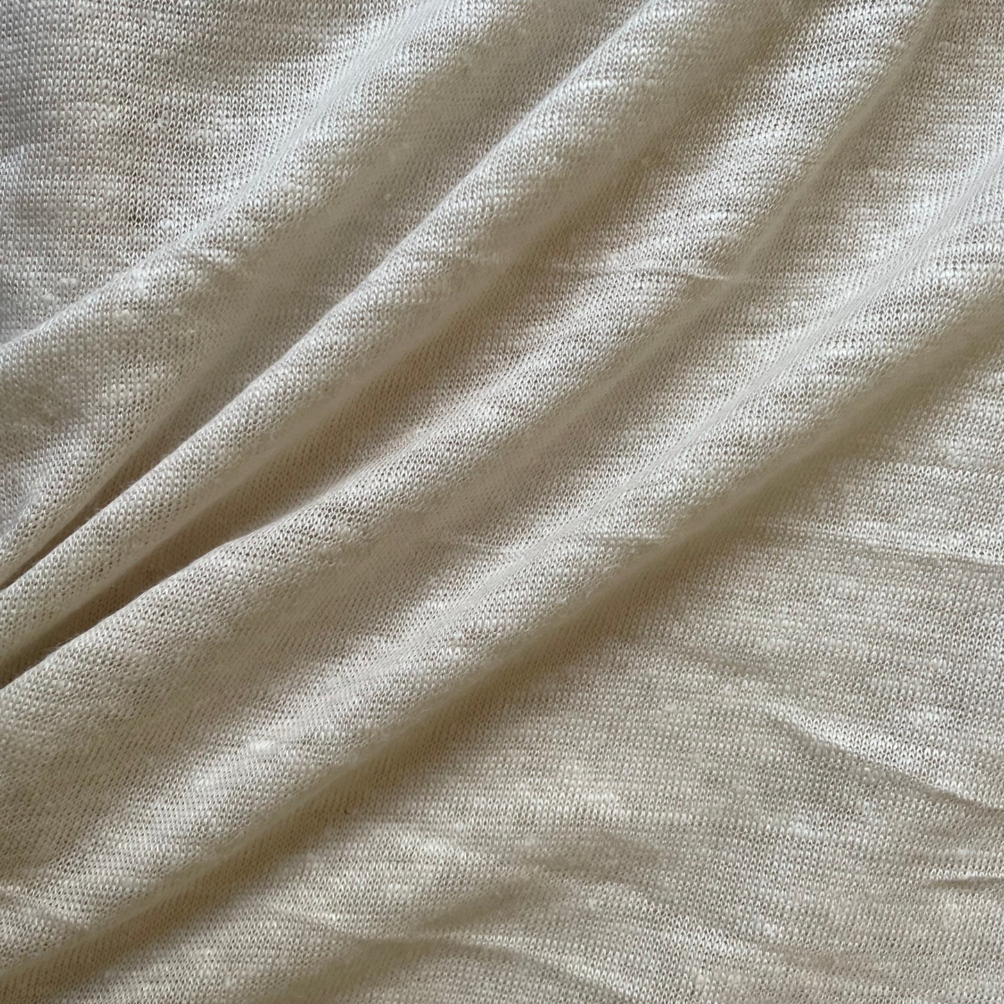 Beige jersey linen 150gsm