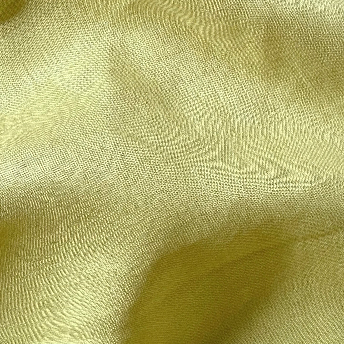 Avocado Green plain coloured linen 150gsm