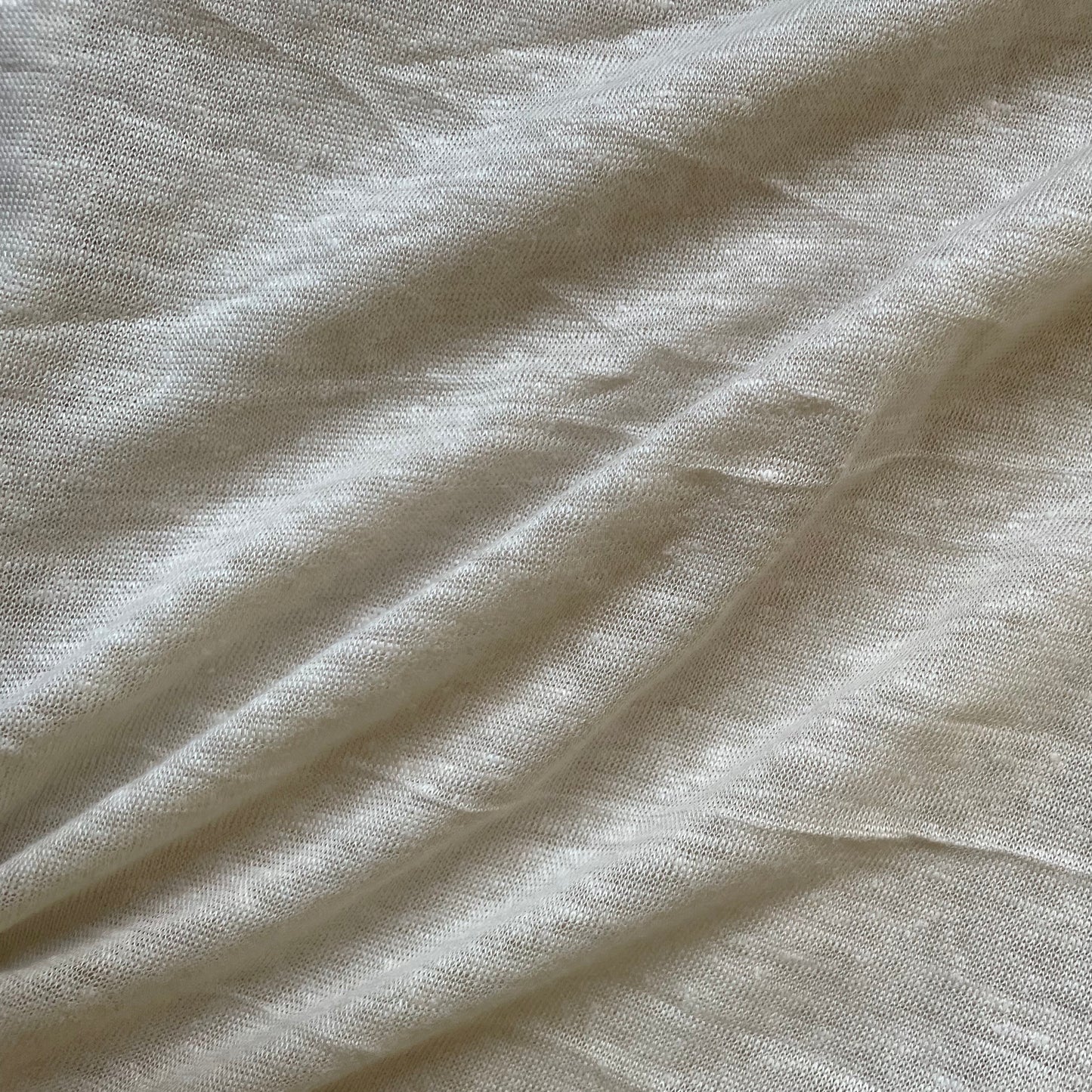 Beige jersey linen 150gsm