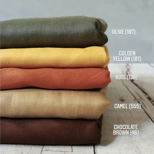 Preorder for unavailable colours - plain linen 150gsm