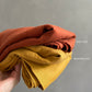 Mustard (137) plain colour linen 150gsm