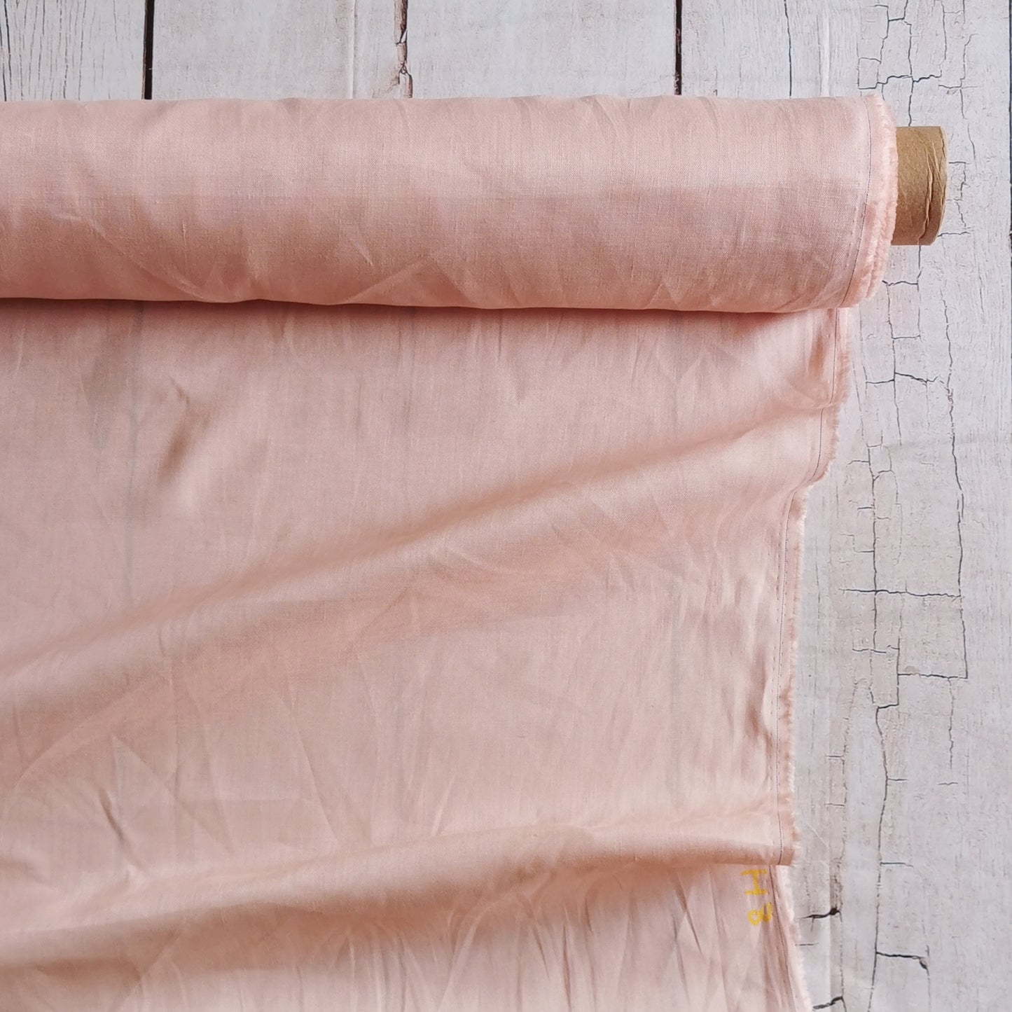 Peach plain colour linen 150gsm (11)