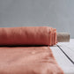 Salmon (34) plain colour linen 150gsm