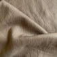 Khaki (128) plain colour linen 150gsm