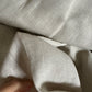 Thick natural pure linen