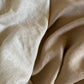 Khaki (128) plain colour linen 150gsm