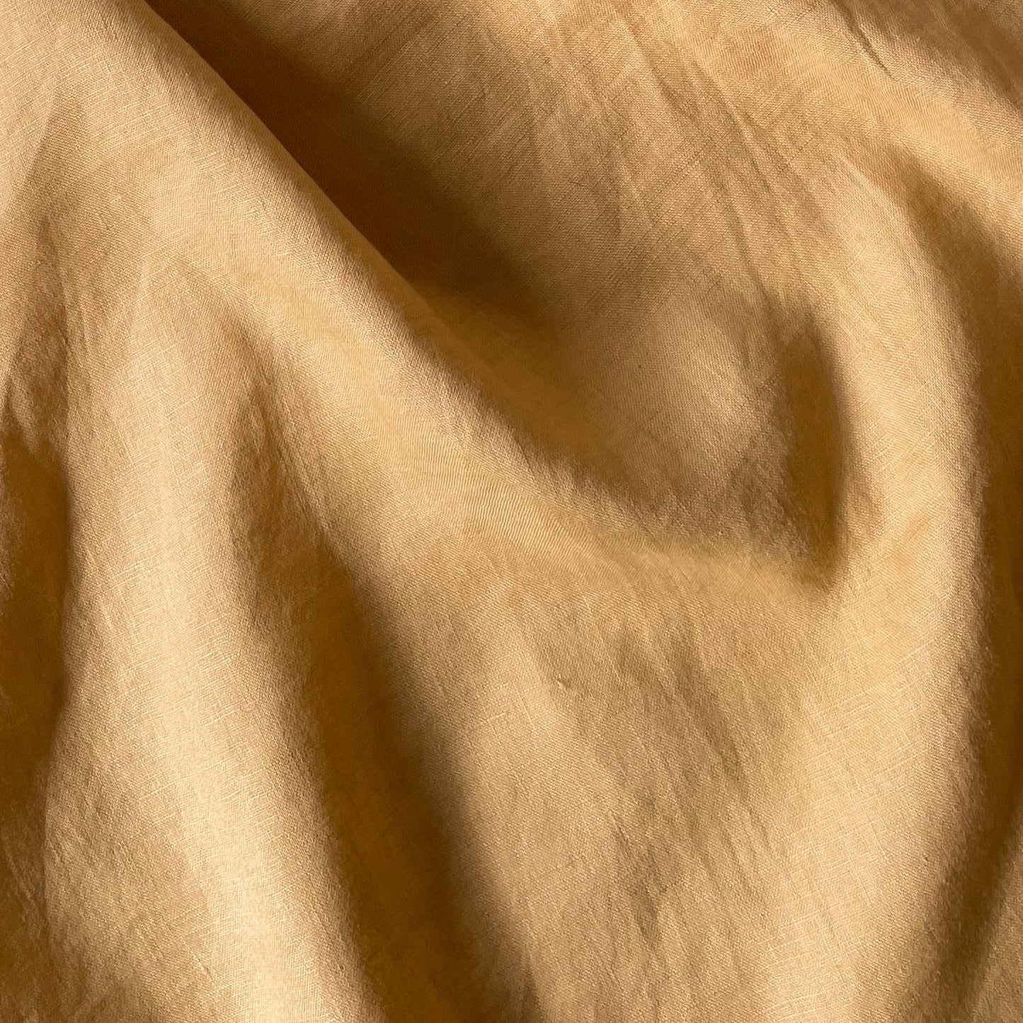 Ginger (84) plain colour linen 150gsm yellow linen