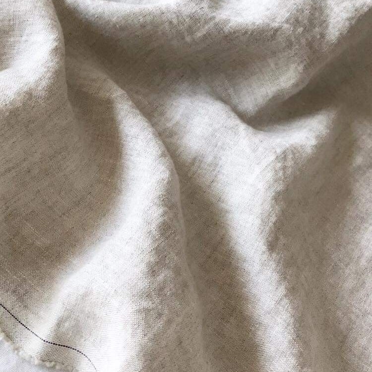 Natural unbleached undyed (53) plain linen 150gsm