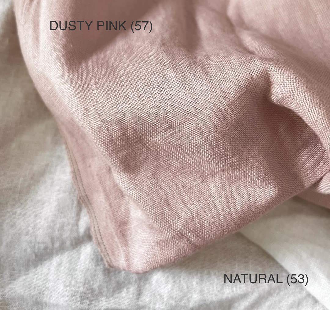 Natural unbleached undyed (53) plain linen 150gsm