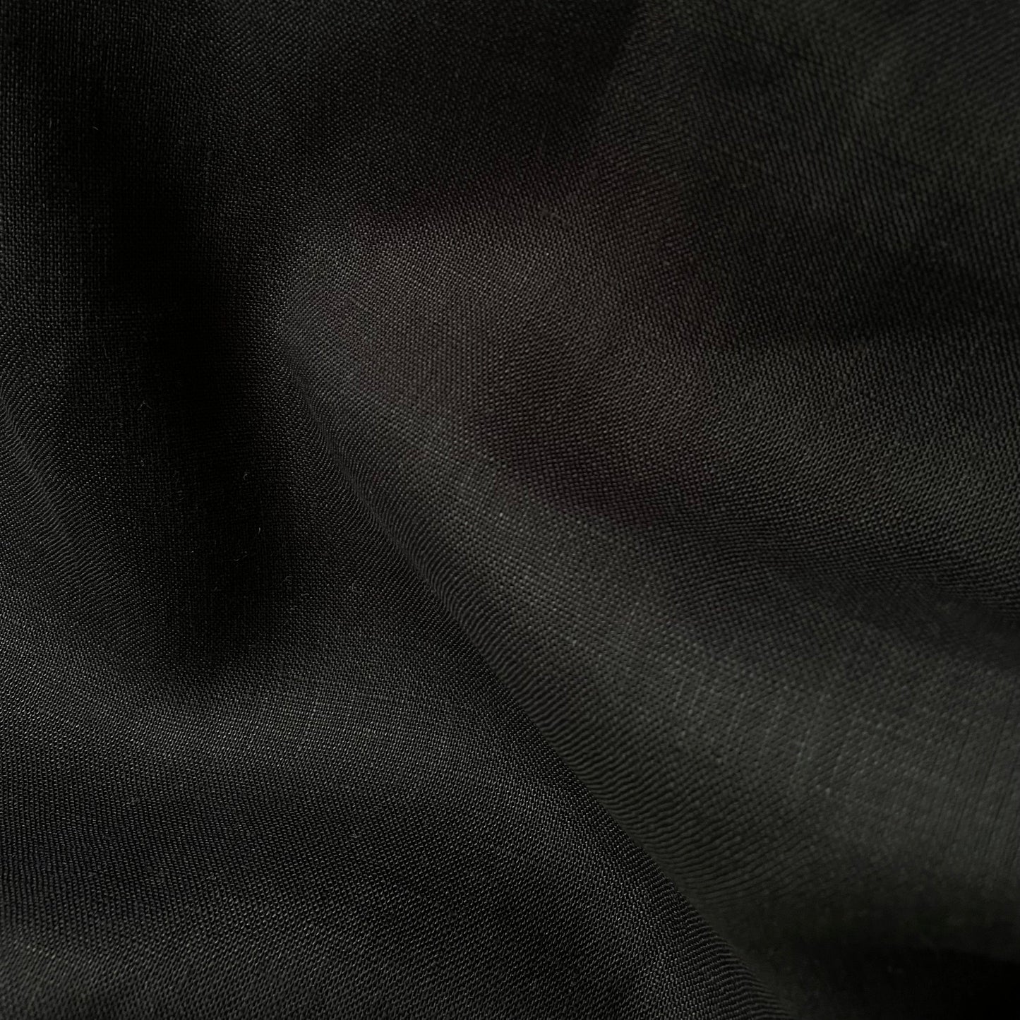 Pure black linen (52) 150gsm