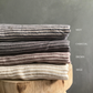 Sample swatches - striped linen