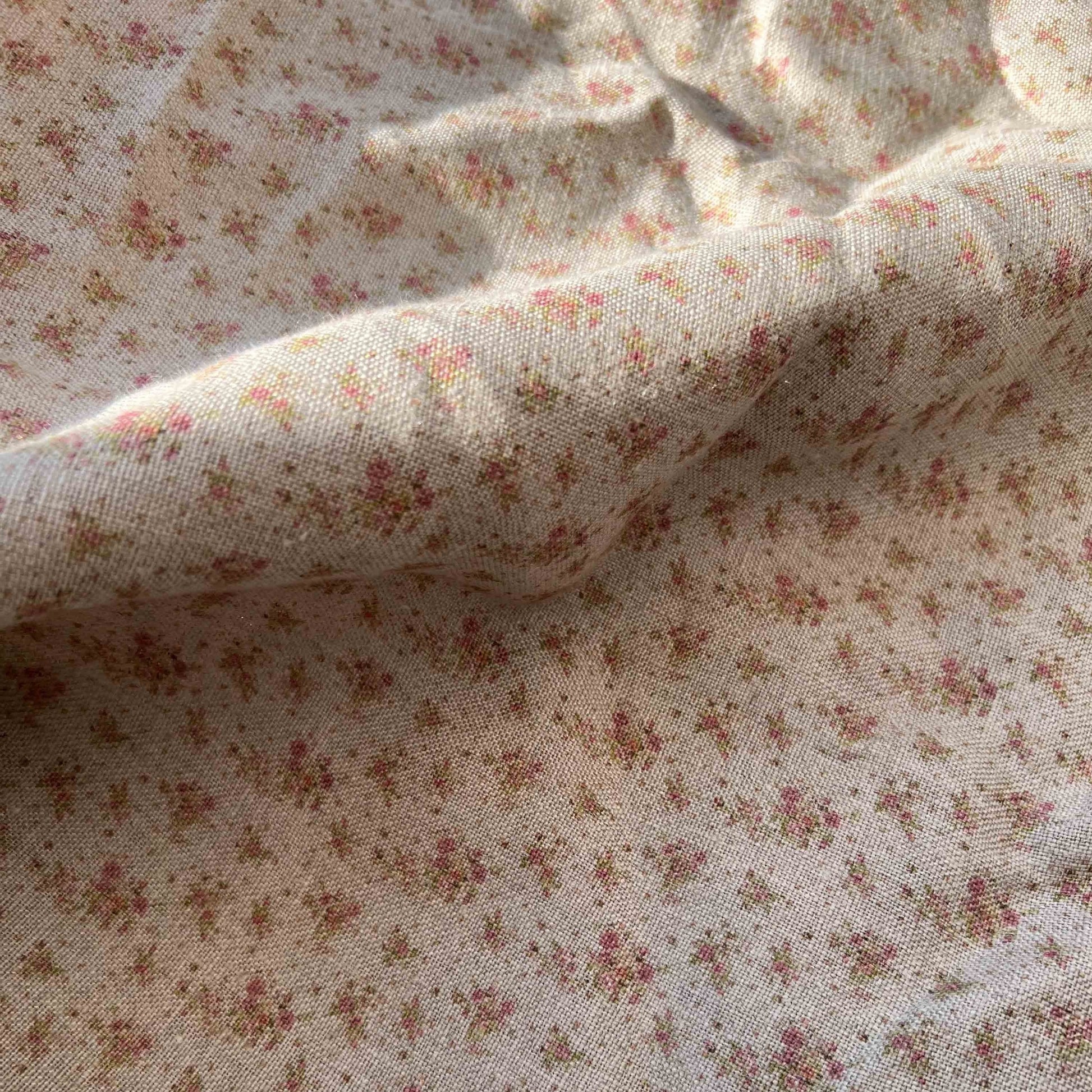 Vintage floral linen 