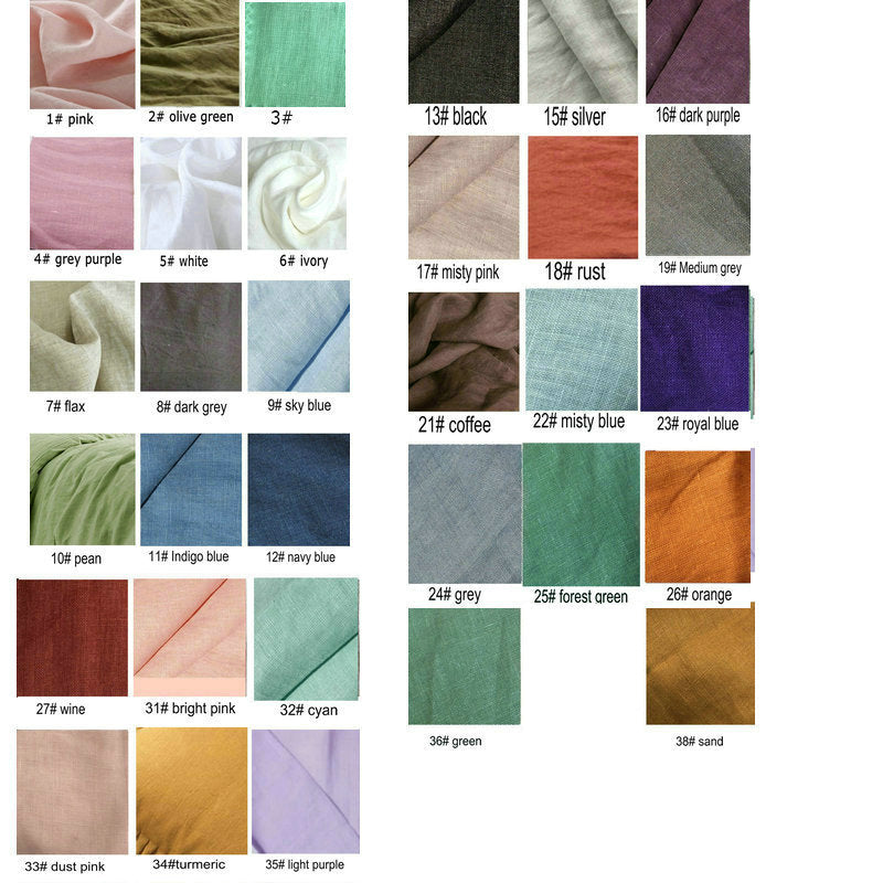 Sample swatches 280cm extra wide linen